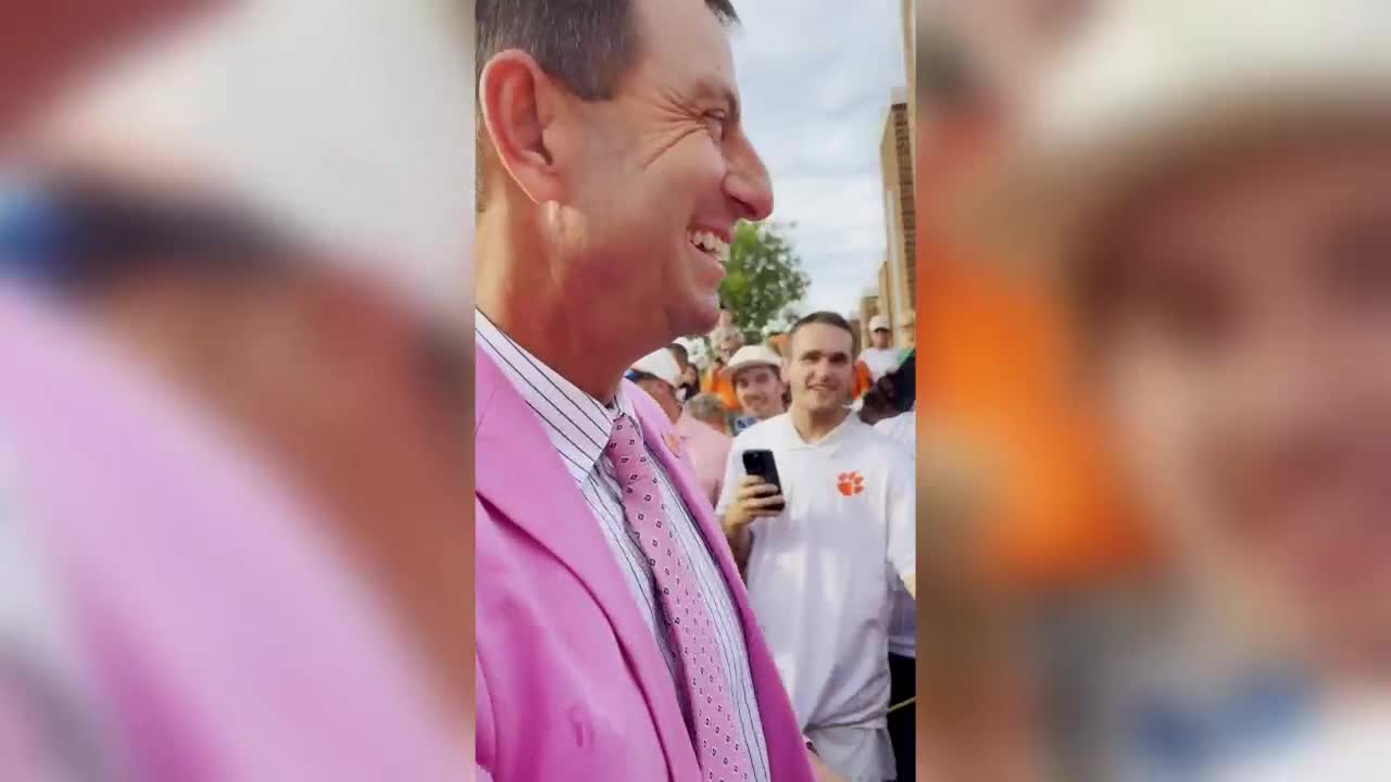 Clemson and No. 4 Miami Football Teams Arrive for Significant Matchup