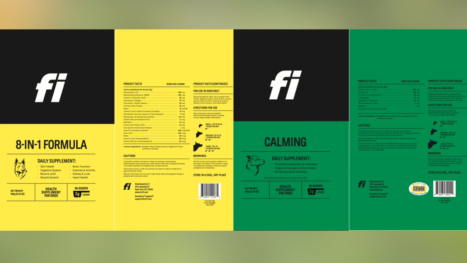 Two Fi Dog Supplements Recalled Nationwide Due to Potential Salmonella Contamination
