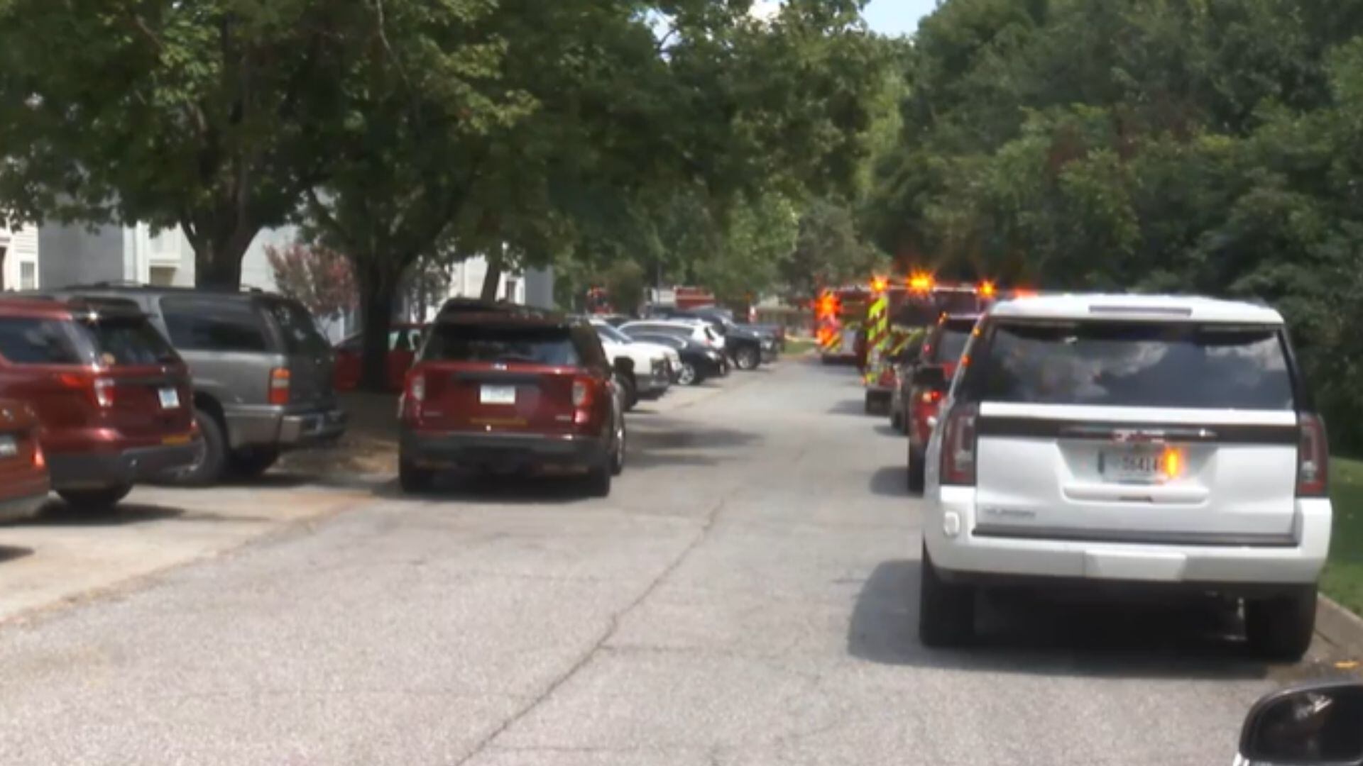 Fire Displaces Eight Families After Roof Collapse at Taylors Apartment Complex