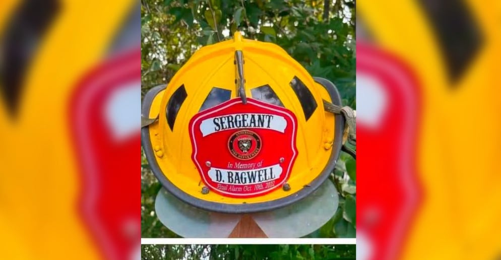 Helmet Stolen from Memorial Honoring Fallen Firefighter Daniel Bagwell