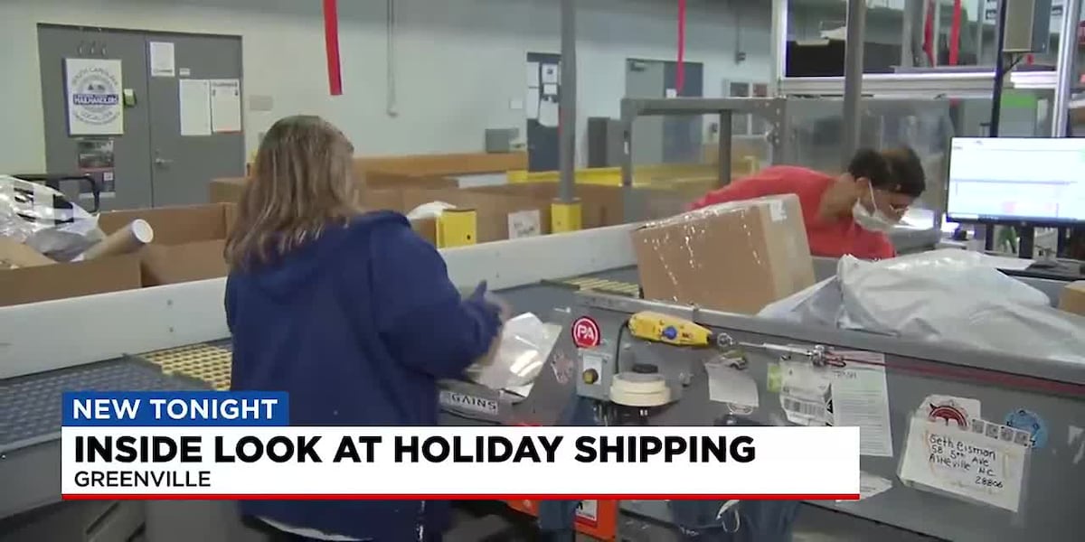 USPS working to get packages and pieces of mail under the Christmas Tree