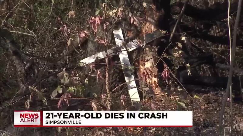 Coroner identifies driver killed in crash in Simpsonville