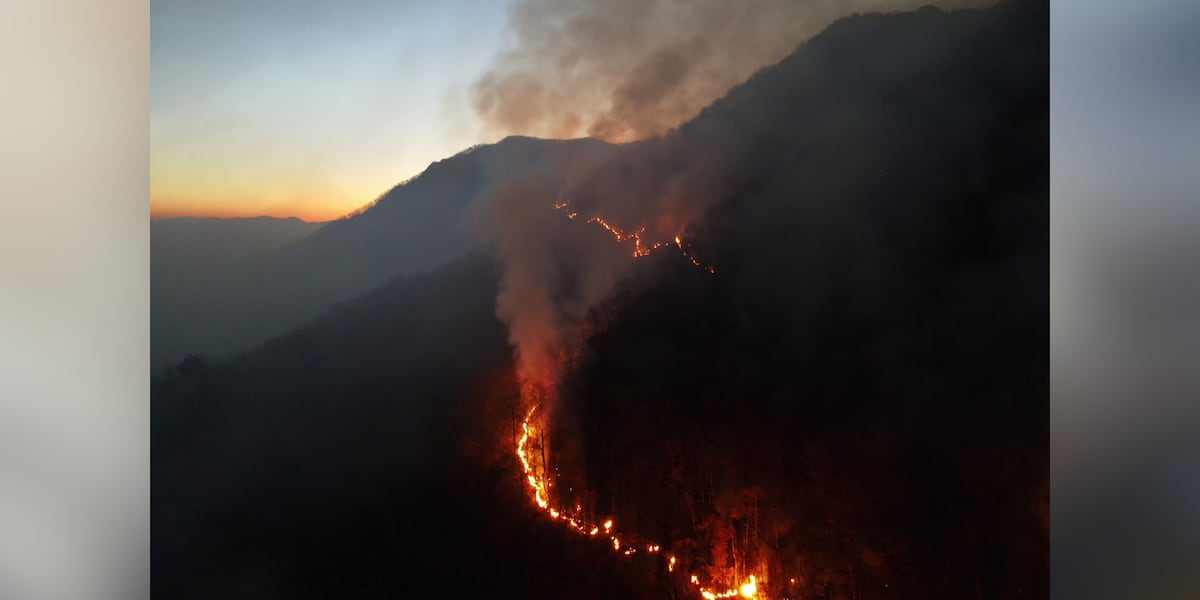 Officials working to contain 2,919-acres fire at Collett Ridge in NC