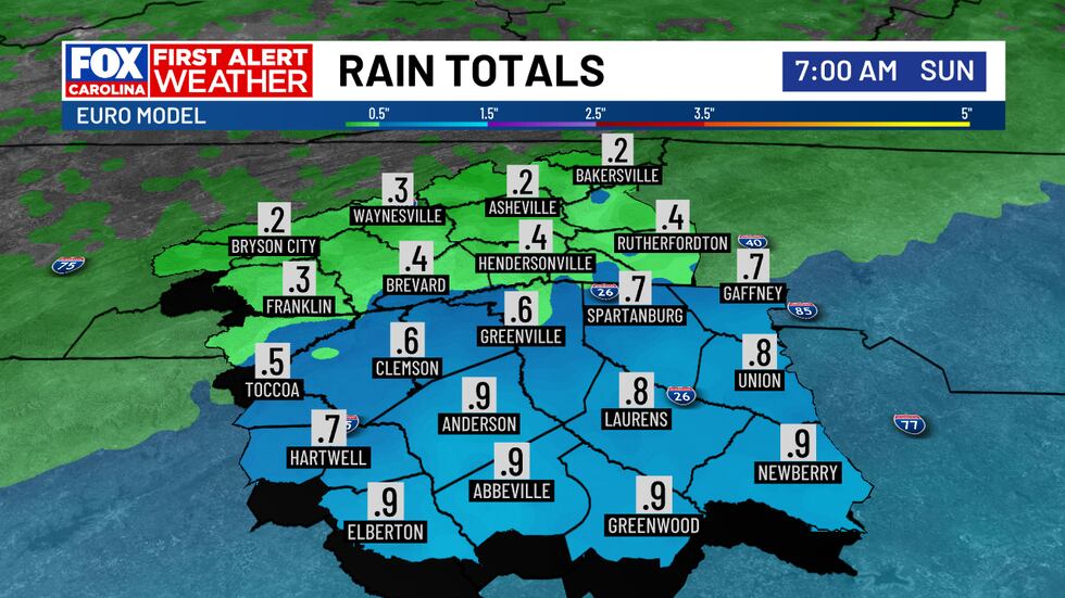 FIRST ALERT WEATHER DAY SATURDAY: Rain Impacts Outdoor Plans