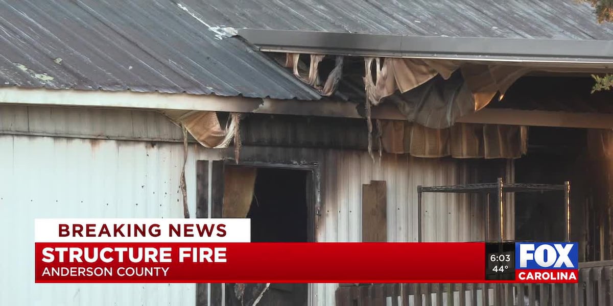 Fire Anderson Crews respond to structure fire in Anderson County
