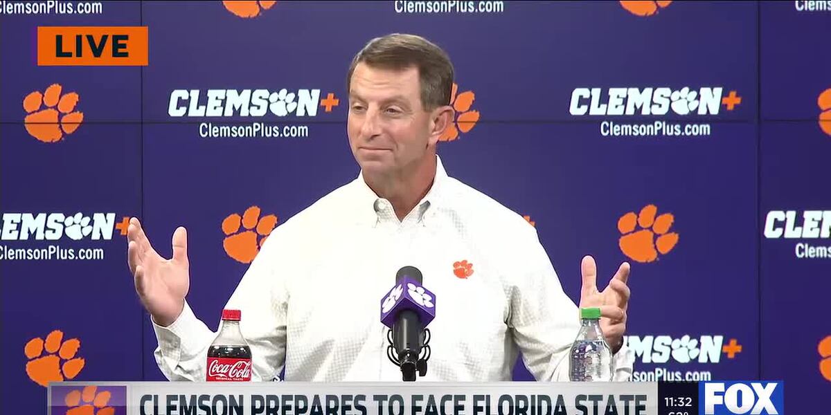 Recent Dabo Dabo prepares to face Florida State