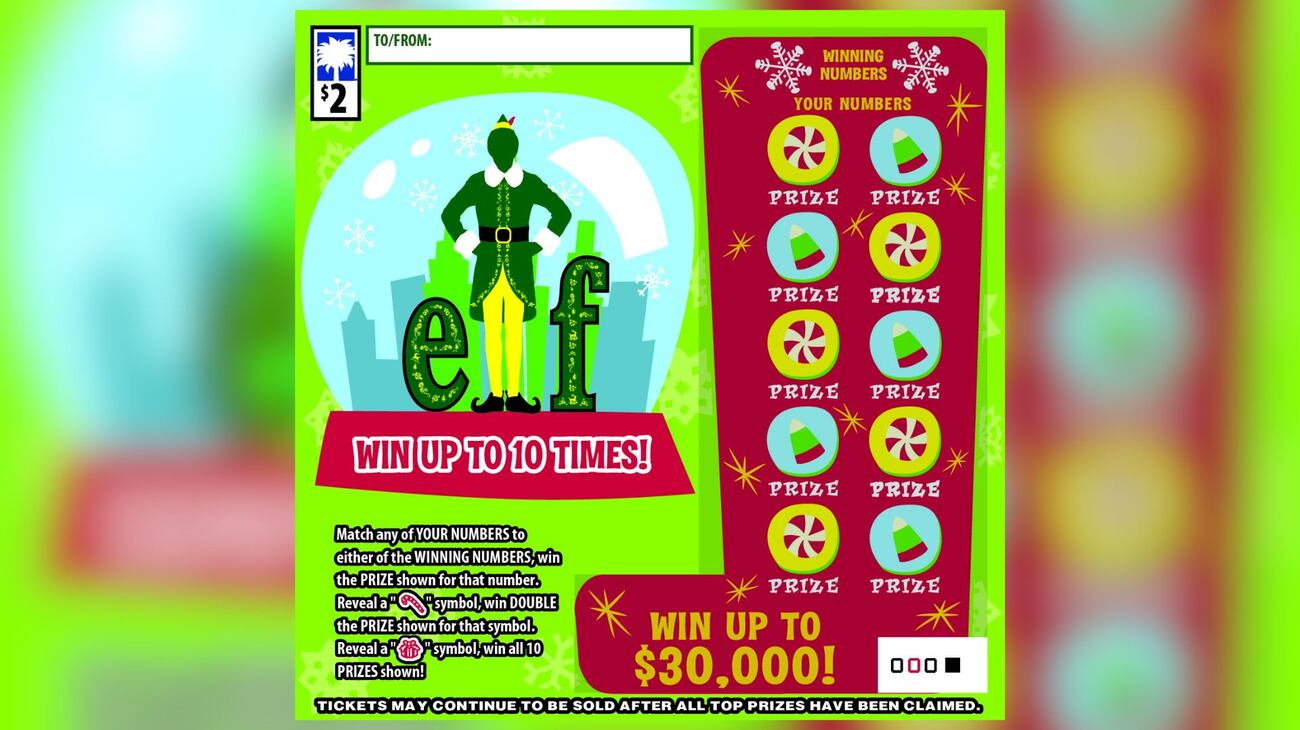 Upstate woman wins top prize in holiday-themed scratch-off game