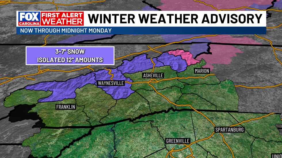 Winter Returns Winter returns to the western Carolinas early week then Warming Trend ...