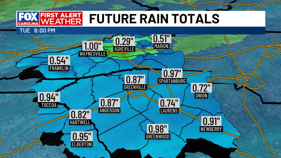 Weather Report Raining All Week FIRST ALERT WEATHER DAY | Tuesday for heavy rain, staying cool all week