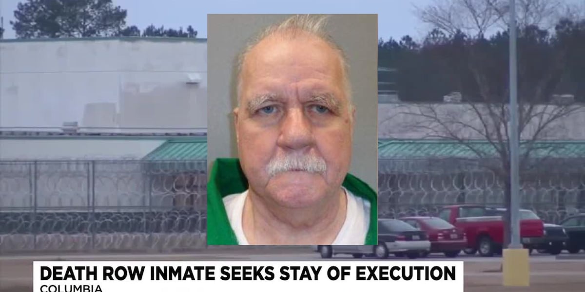 David Rocheville South Carolina death row inmate’s legal team seeks stay of execution