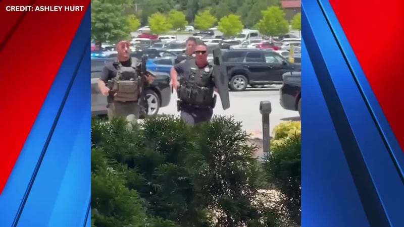 WATCH: Law enforcement responds to shooting at Haywood Mall