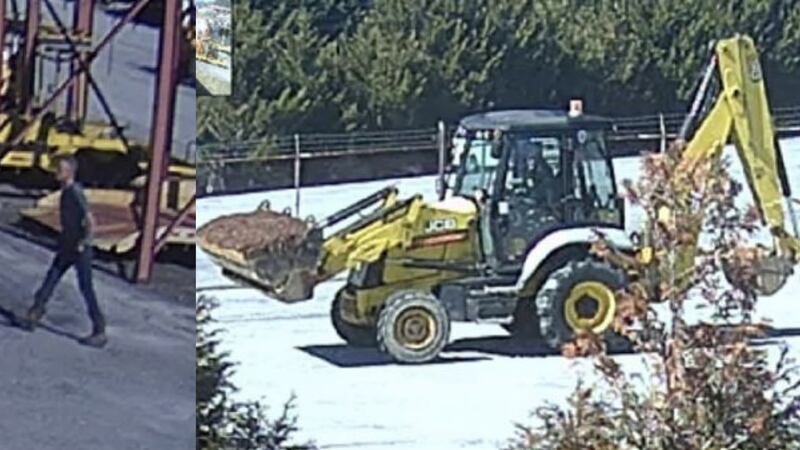 Escaped Using Backhoe Deputies looking for suspect accused of breaking into building with ...