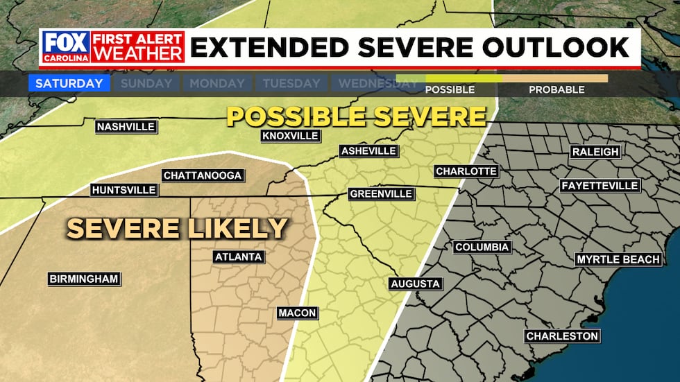 Severe weather could impact spring break travel