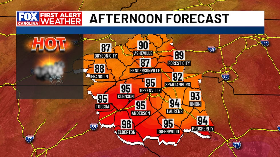 Tuesday Afternoon Forecast