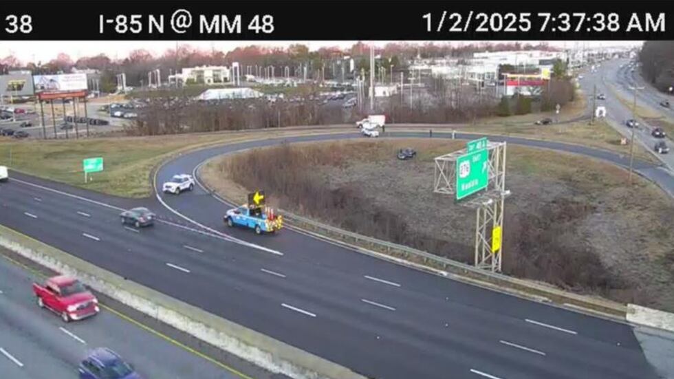 Exit Ramp 85mph SCDOT: I-85 south exit ramp closed after car runs off road in Greenville