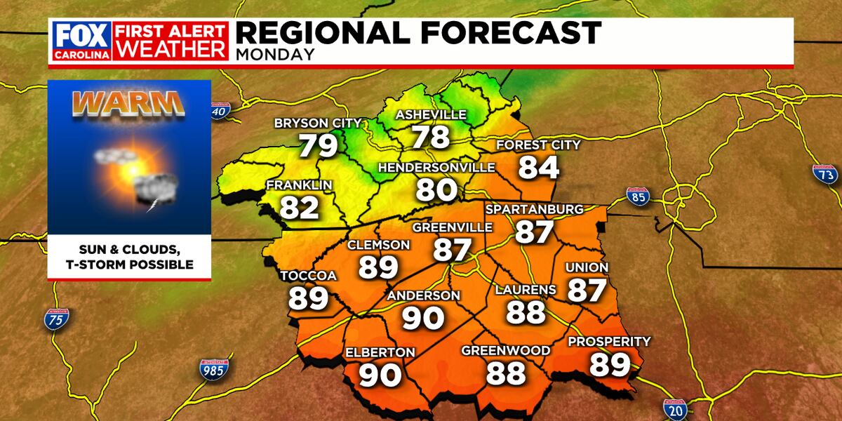 Refreshing Weather Quiet and refreshing weather ahead this week