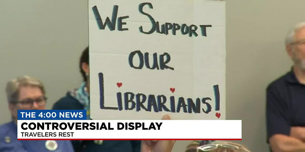 Library Displays Protested Library board votes to temporarily remove all displays amid Pride ...