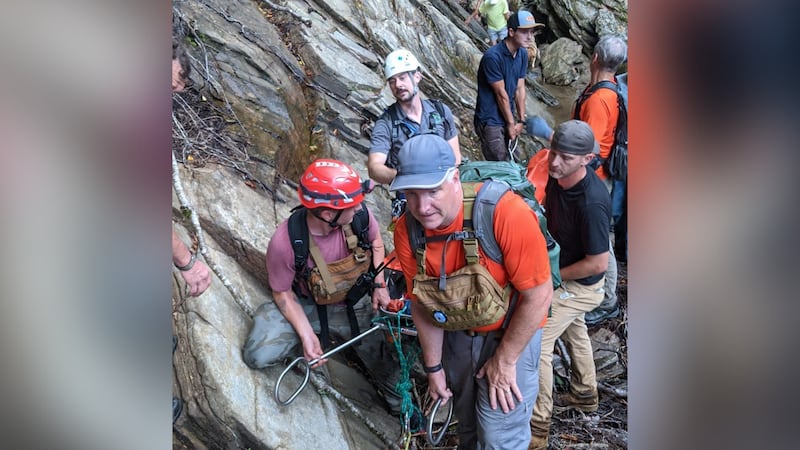 Crews help rescue missing and injured hiker on Sunday afternoon