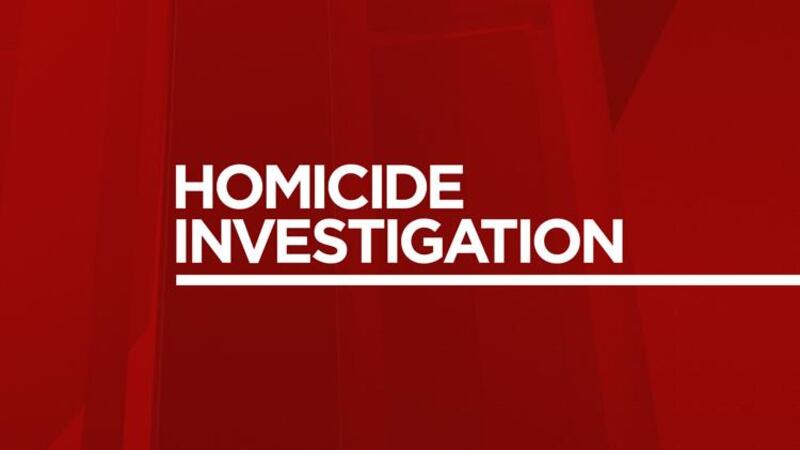 A homicide investigation graphic