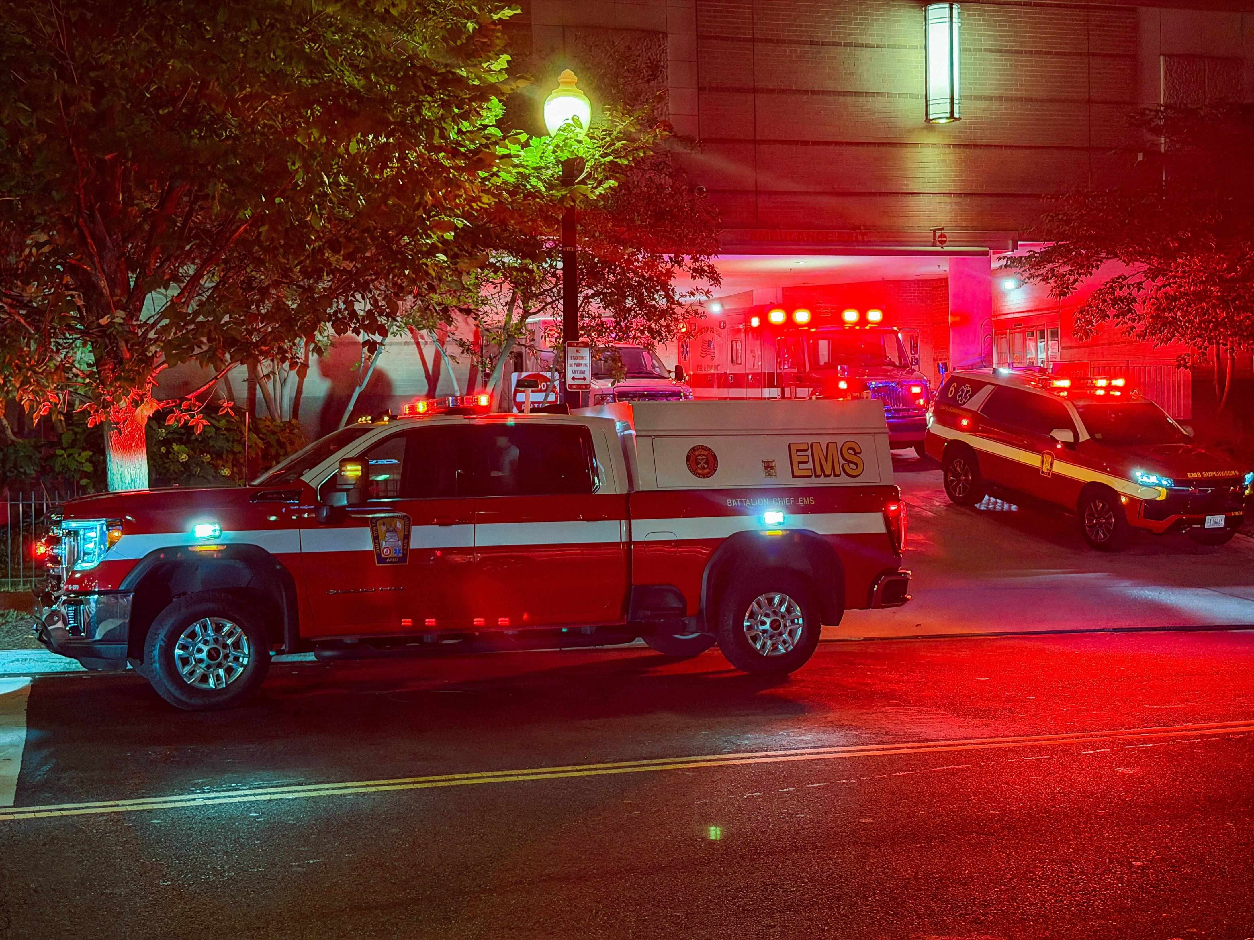 EXCLUSIVE: Photos show Sen. Graham being taken to emergency room by EMS