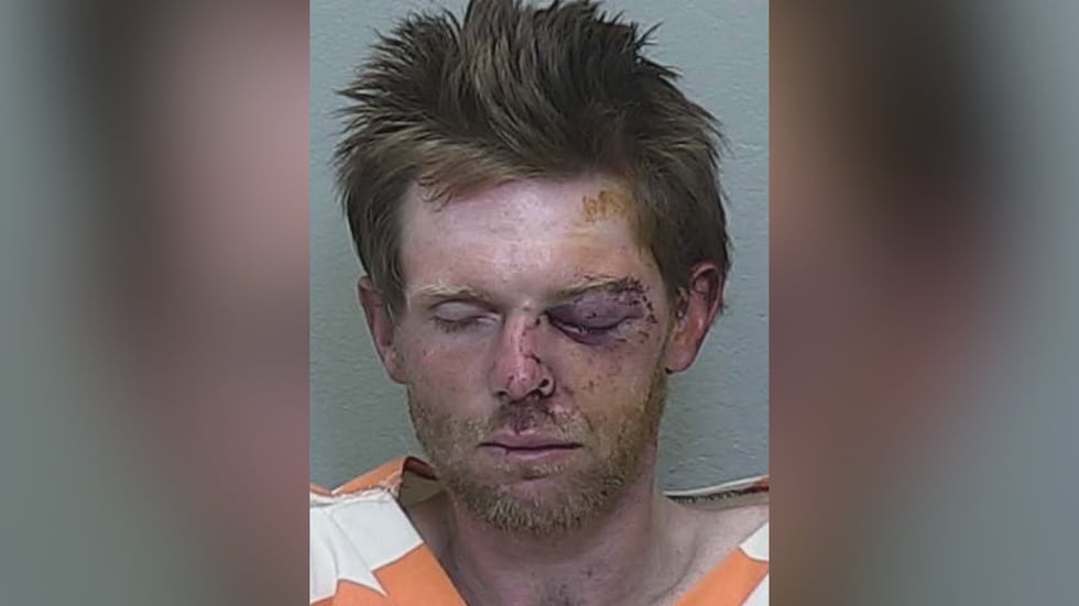 Bryce Thayer, 36, was arrested on aggravated assault charges and taken to the Marion County...