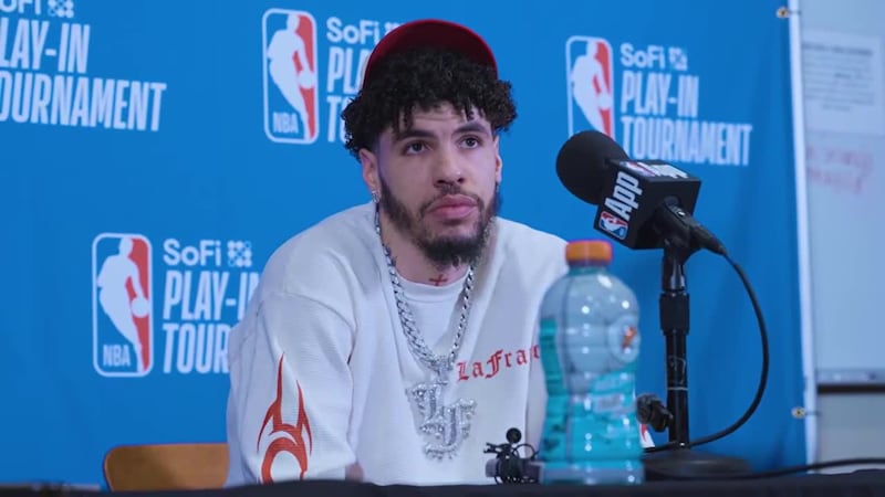LaMelo Ball, Brandon Miller react to Hornets' season-ending, 121-90 loss to Magic in play-in game