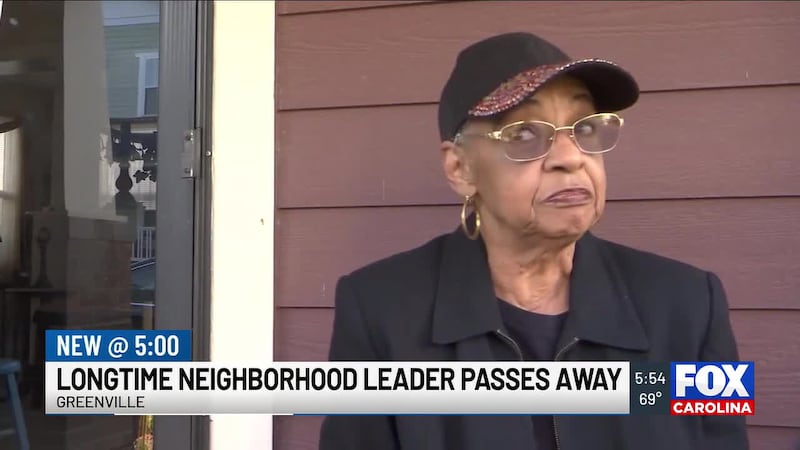 She spend decades advocating for the community serving as the Neighborhood Association...