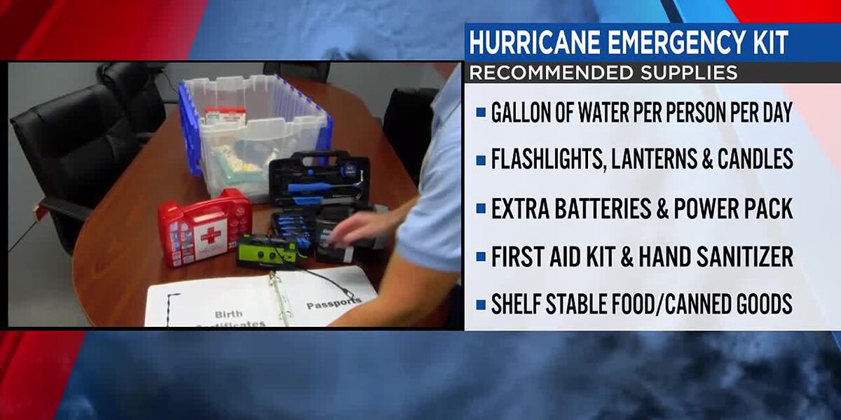 Hurricane Kit Examples Safety Alert: Hurricane emergency kit