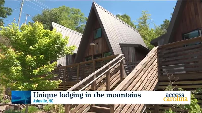 Explore this outdoor cabin hotel that allows easy access to many Asheville-area attractions.