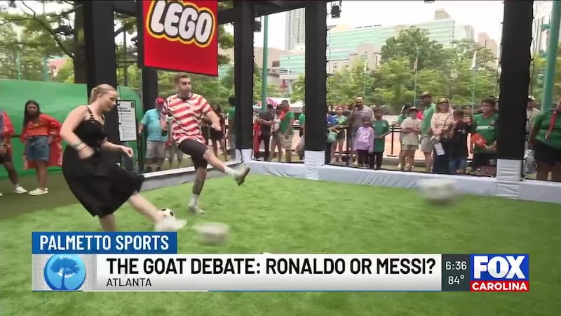 WATCH: Palmetto Sports Director Carmine Gemei and reporter Ella Grogan try to settle the...