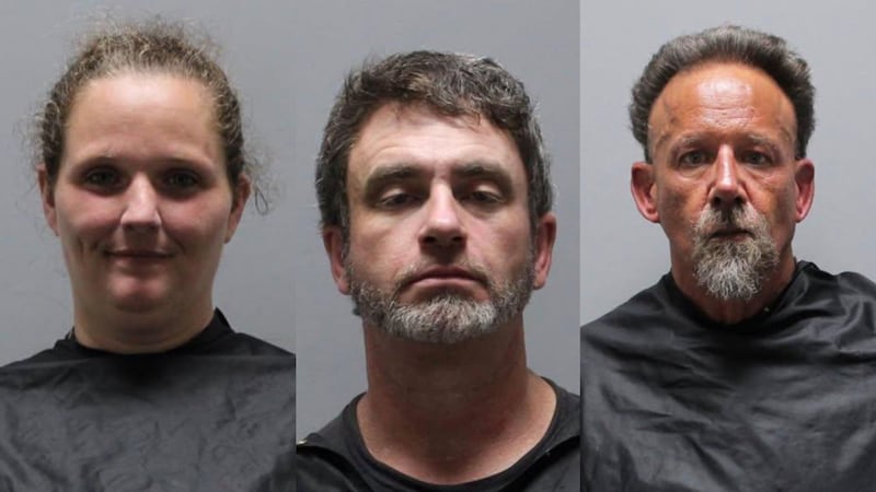 The Pickens County Sheriff’s Office reports three people are in custody after they each began...