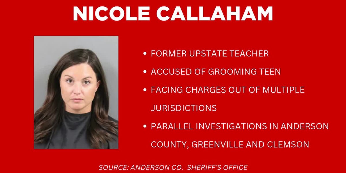 Former Upstate teacher arrested: Nicole Callaham