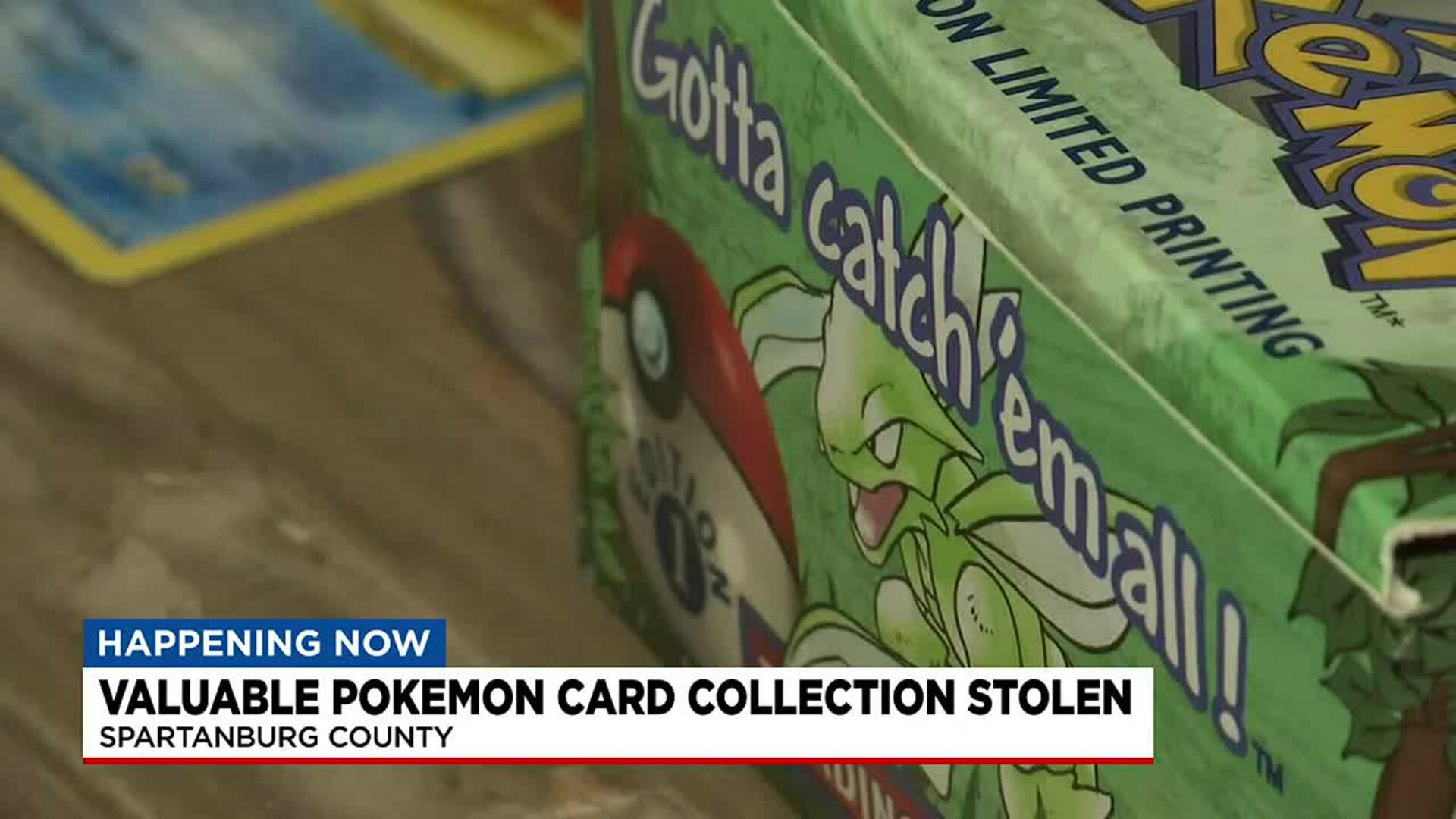 Valuable Pokemon card collection stolen Valuable Pokemon card collection stolen
