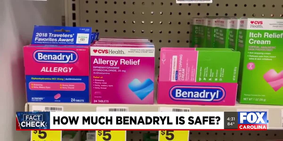 Fact Check: How much Benadryl is safe?