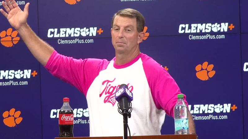 Faith, family and football unite brothers on opposite sidelines in Clemson-Boston College game 6 Coach Dabo Swinney’s best soundbites from week eight of Clemson Football’s Tuesday press...