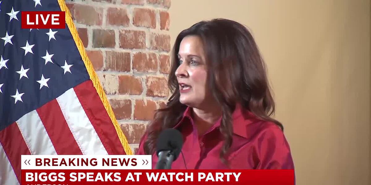 Sheri Riggs Sherri Biggs speaks at watch party